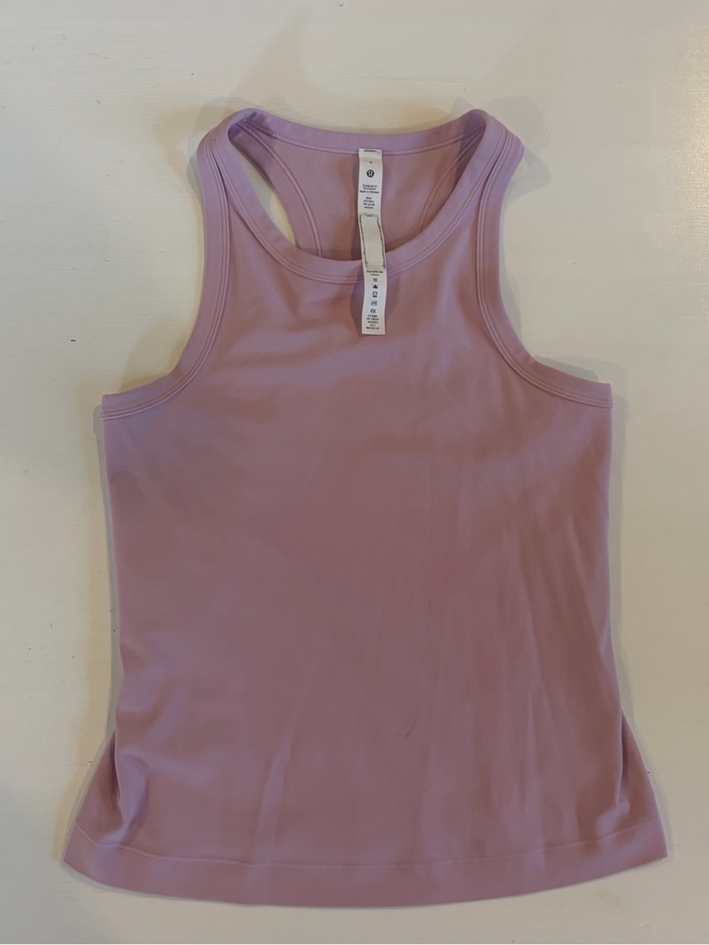 lululemon Align Waist-Length Racerback Tank Top Pink Peony